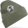 Army Green Cuffed Beanie 369 Clothing Patch v12