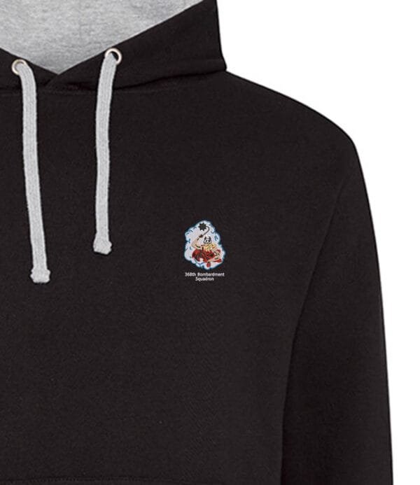 Black and Heather hoodie 368 Clothing v8