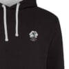 Black and Heather hoodie 369 Clothing Patch v12