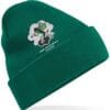Bottle Green Cuffed Beanie 369 Clothing Patch v12