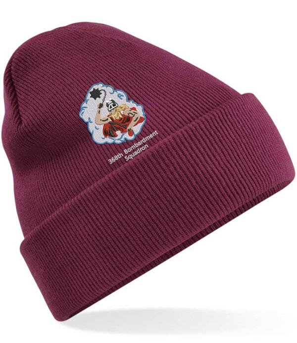 Burgundy Cuffed Beanie 368 Clothing v8