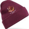 Burgundy Cuffed Beanie 423 Clothing v10 60