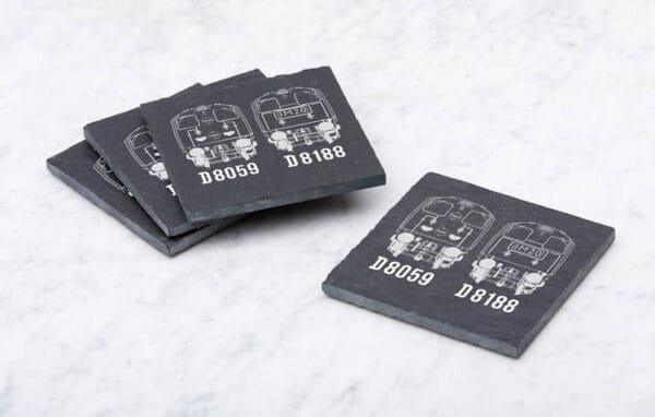 Class 20 Fronts Slate Coaster