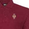 Class 20 Lion and Wheel Burgundy polo
