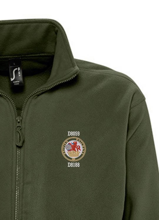 Class 20 Lion and Wheel mil green Fleece
