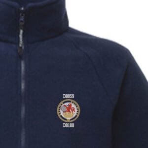 Class 20 Lion and Wheel navy blue Fleece