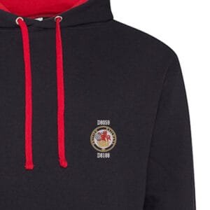 Class 20 Lion and Wheel navy red Hoodie