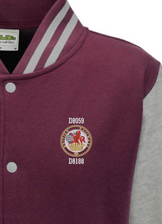 Class 20 Lion and Wheel purple heather Varsity Jacket