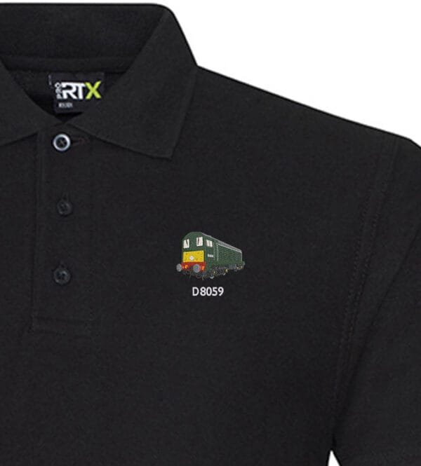 D8059 black polo