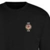 D8059 D8188 Lion and Wheel Black Sweatshirt