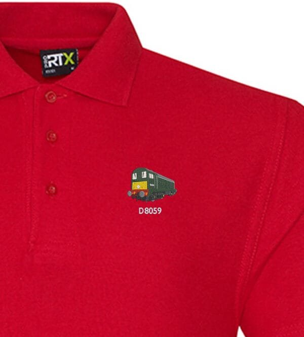 D8059 Red polo