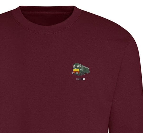 D8188 Burgundy Sweatshirt
