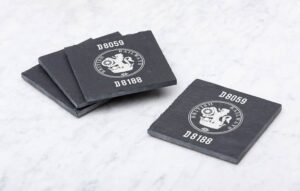 Lion and Wheel Slate Coaster Lion and Wheel Slate Coaster