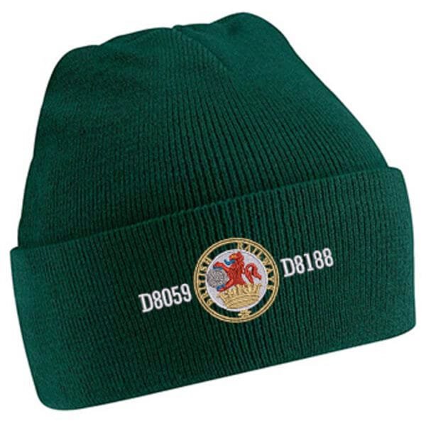 Lion + Wheel fold up beanie hat