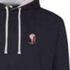 Navy and heather hoodie 367 Clothing v8
