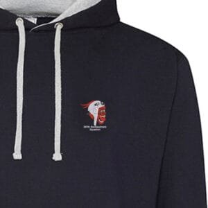 Navy and heather hoodie 367 Clothing v8