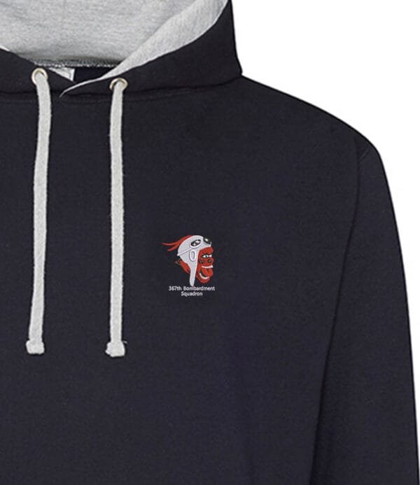 Navy and heather hoodie 367 Clothing v8