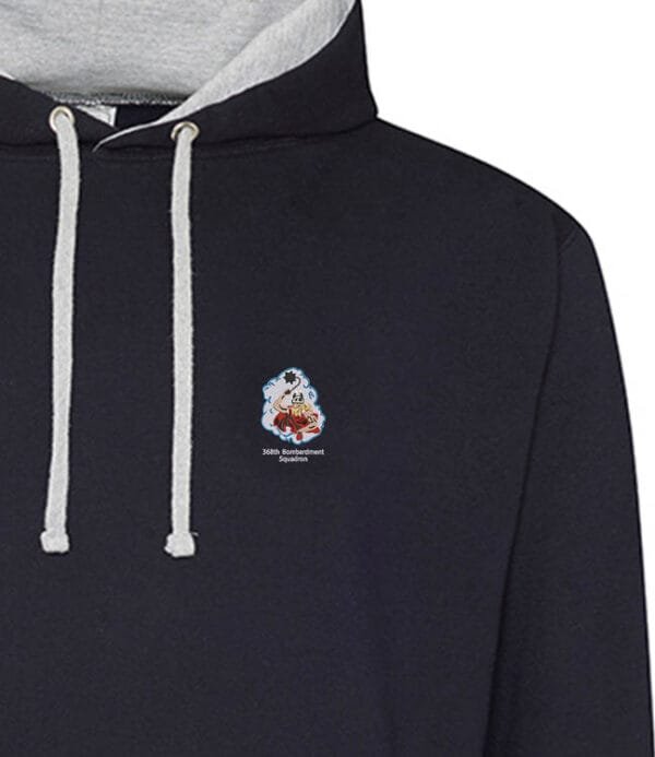 Navy and heather hoodie 368 Clothing v8