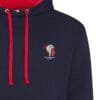 Navy and Red hoodie 367 Clothing v8