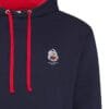 Navy and Red hoodie 368 Clothing v8