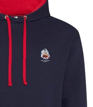 Navy and Red hoodie 368 Clothing v8