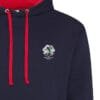 Navy and Red hoodie 369 Clothing Patch v12