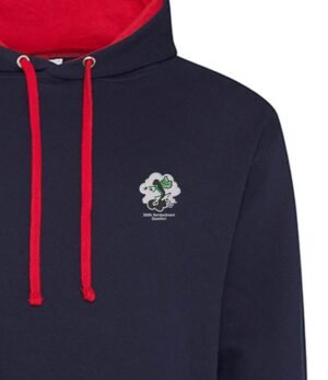 Navy and Red hoodie 369 Clothing Patch v12