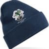 Navy Blue Cuffed Beanie 369 Clothing Patch v12