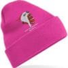 Pink Cuffed Beanie 367 Clothing v8