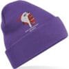 Purple Cuffed Beanie 367 Clothing v8