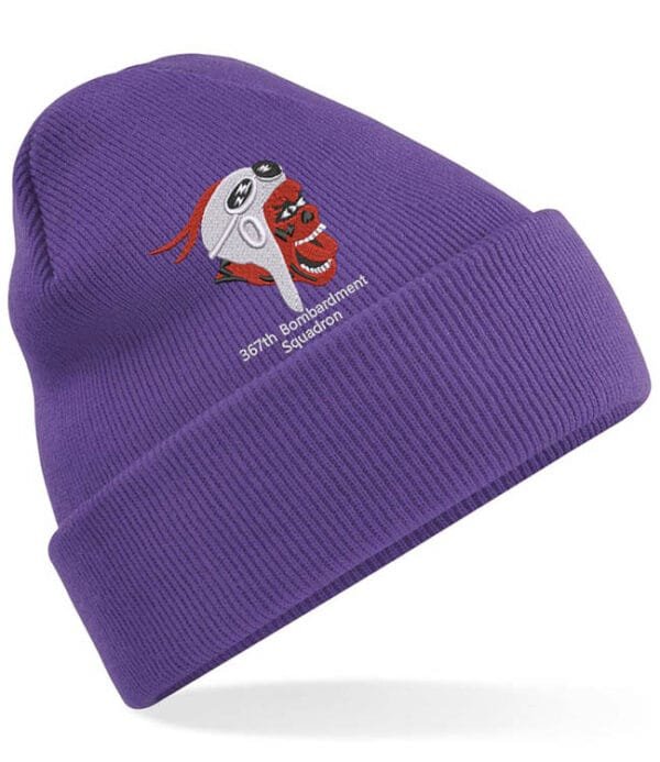 Purple Cuffed Beanie 367 Clothing v8