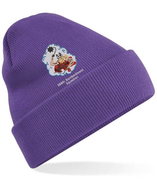 Purple Cuffed Beanie 368 Clothing v8