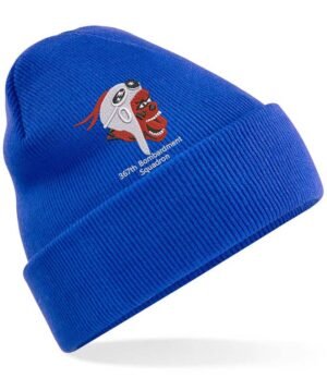 Royal Blue Cuffed Beanie 367 Clothing v8