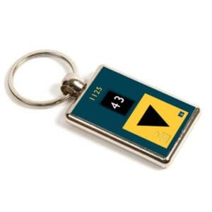1125 BR Blue Keyring