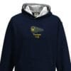 1125 Kids Black Heather Hoodie