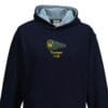 1125 Kids Navy Sky Blue Hoodie
