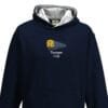 1125 Retro Kids Black Heather Hoodie