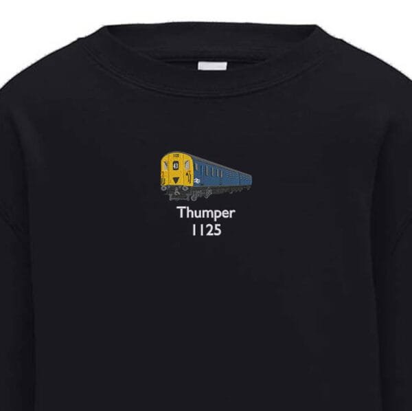 1125 Retro Kids Black Sweatshirt