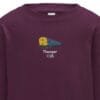 1125 Retro Kids Burgundy Sweatshirt