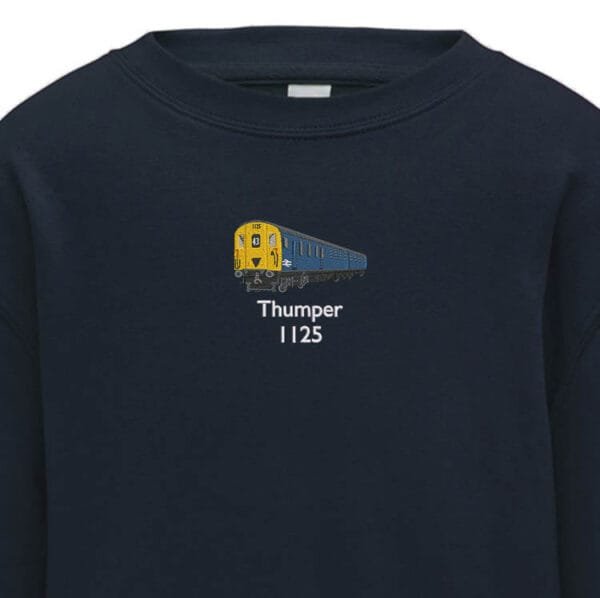 1125 Retro Kids Navy Blue Sweatshirt