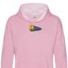 1125 Retro Kids Pink Hoodie