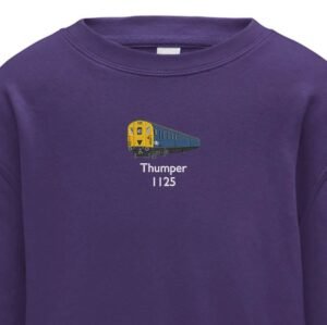 1125 Retro Kids Purple Sweatshirt