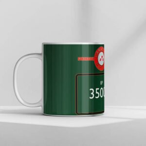 35005 BR Green with name Mug