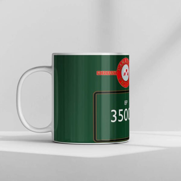 35005 BR Green with name Mug