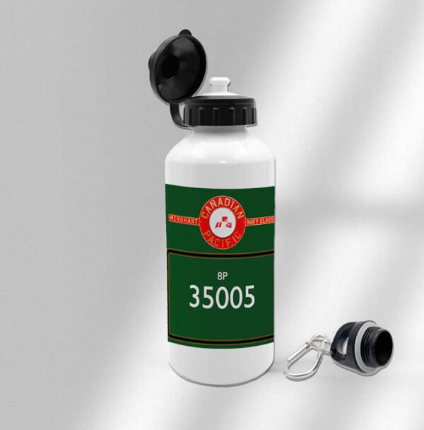 35005 BR Green with name Standard Printed Water Bottle