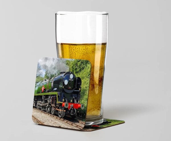 35005 Train Beer Coaster