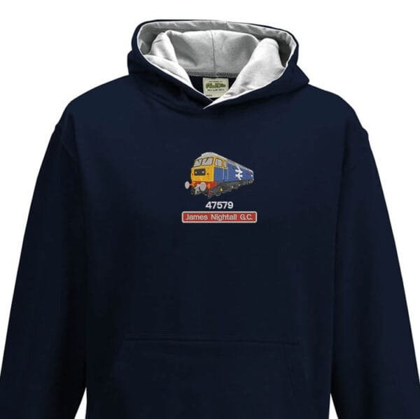 47579 Kids Black Heather Hoodie