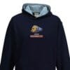 47579 Kids Navy Sky Blue Hoodie