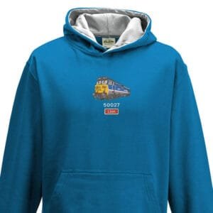 50027 NSE Kids Sapphire Blue Grey Hoodie
