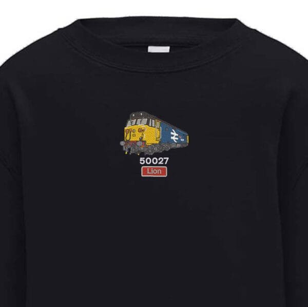 50027 retro Kids Black Sweatshirt